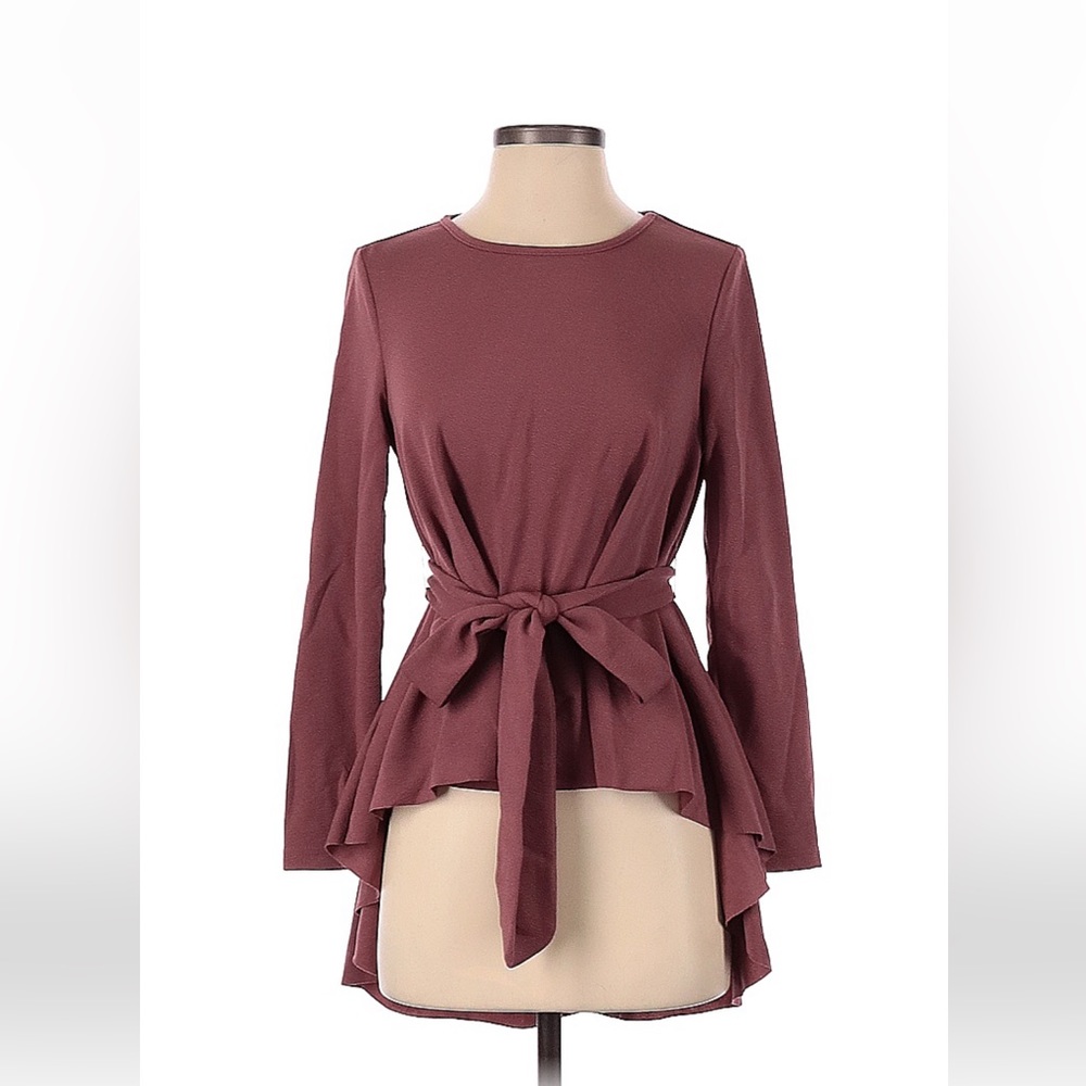 Shein long sleeve top in dusty rose color - women xs size